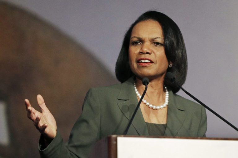 Former Secretary of State Condoleezza Rice, one of the nation's most accomplished women, graciously withdrew as Rutgers University's commencement speaker after two months of campus protests about her role in the Iraq War. (AP Photo/Ben Margot, File)