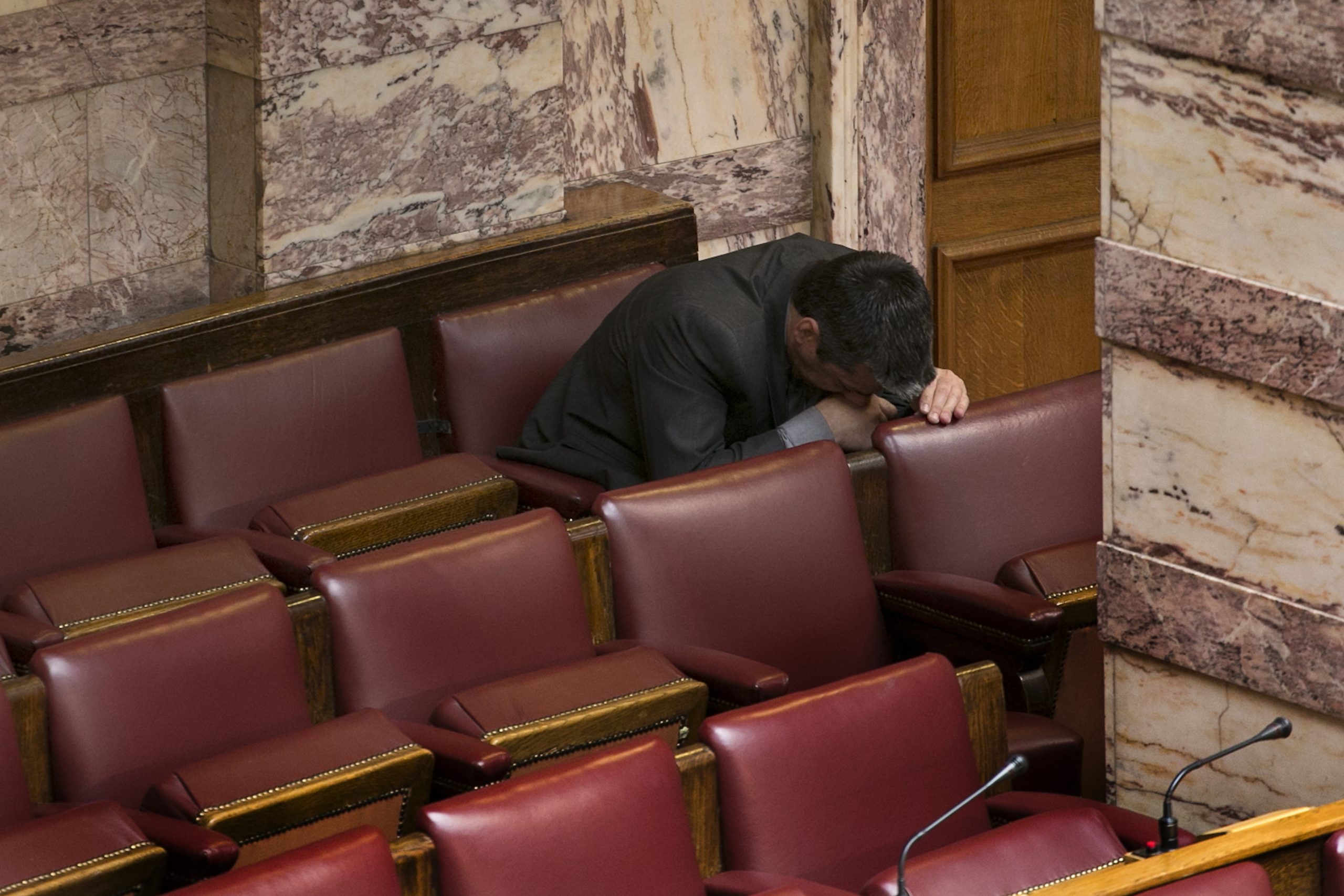 Jailed Greek lawmakers appear in Parliament