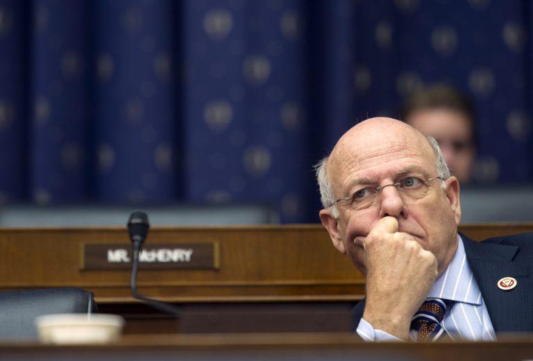 Rep. Steve Pearce, R-N.M., wants to set up huge screens in local auditoriums to let people watch what Congress is doing up close, while their representative is in the room with them. (AP Photo/Cliff Owen)