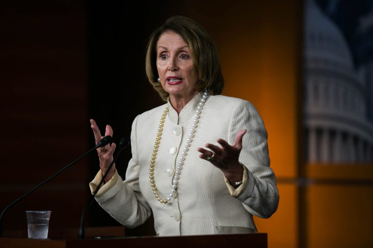 House Minority Leader Nancy Pelosi, D-CA, speaks at a news conference on Capitol Hill, Thursday, July 16. 2015. (Graeme Jennings/Washington Examiner)