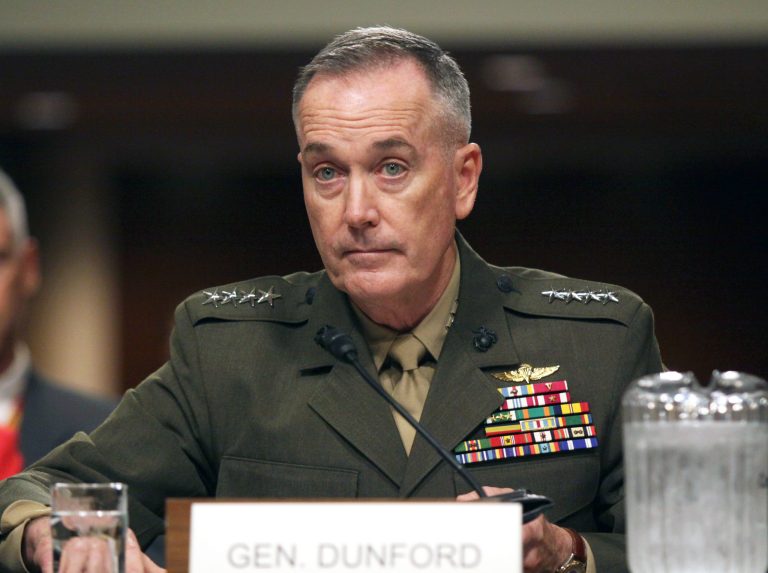Gen. Joseph Dunford promoted to Marine Corps commandant. (AP Photo)