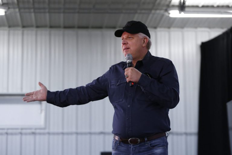 Beck said that he is neither voting for nor endorsing either the Republican or Democratic nominee. (AP Photo/Paul Sancya)