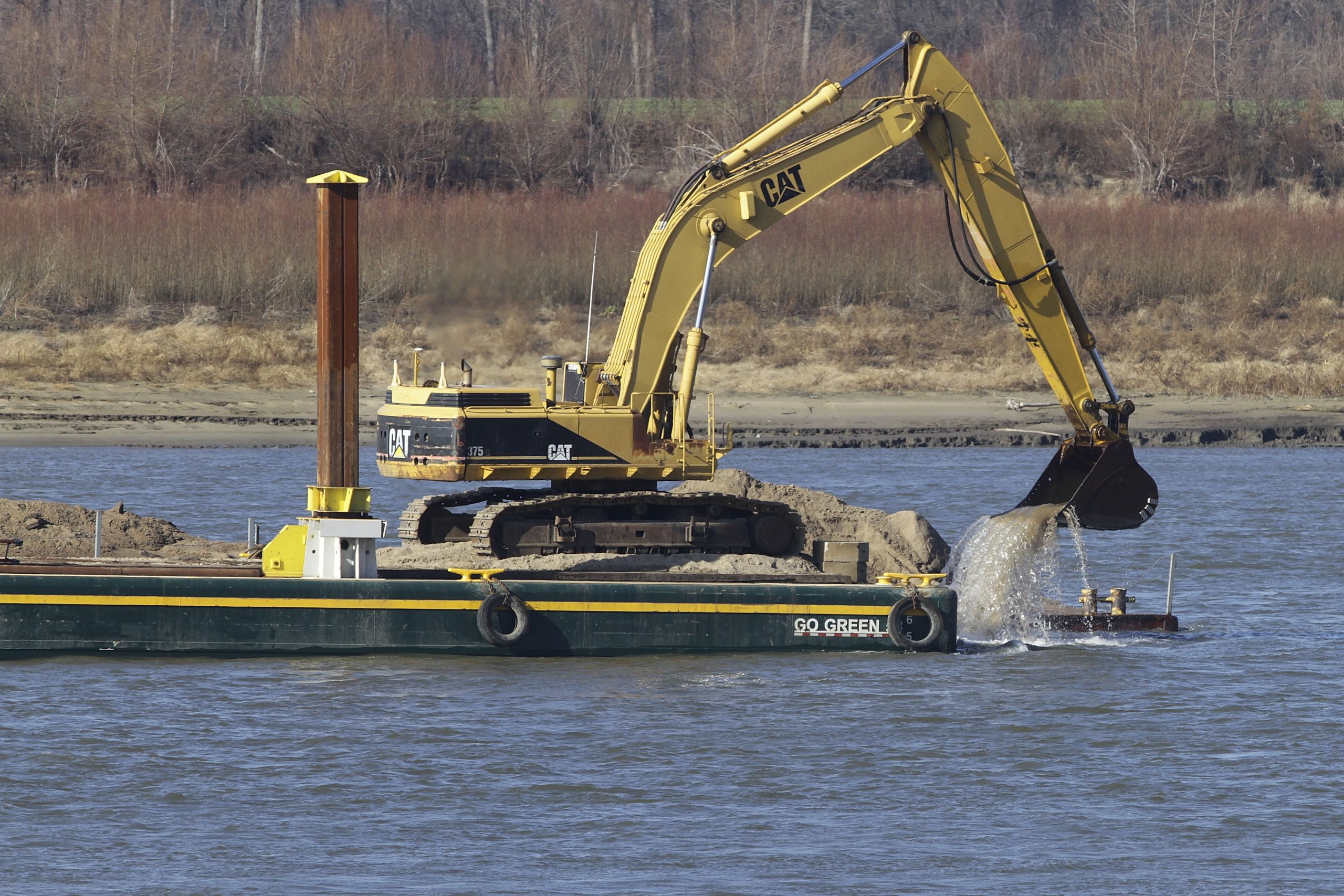 For now, excavating trumps blasting on Miss. River