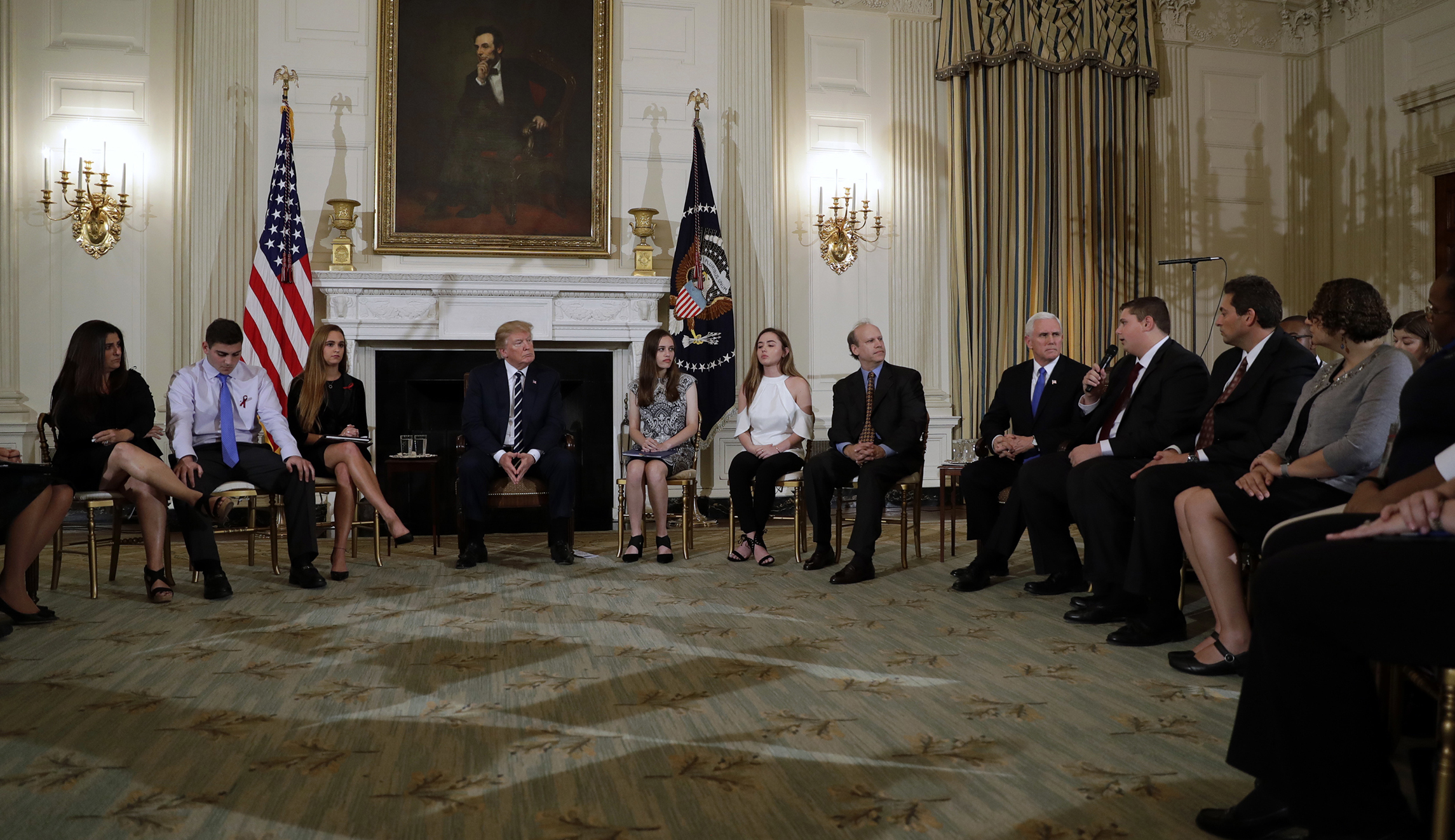 ‘We’re going to get it done’: Trump promises change to survivors of Parkland shooting
