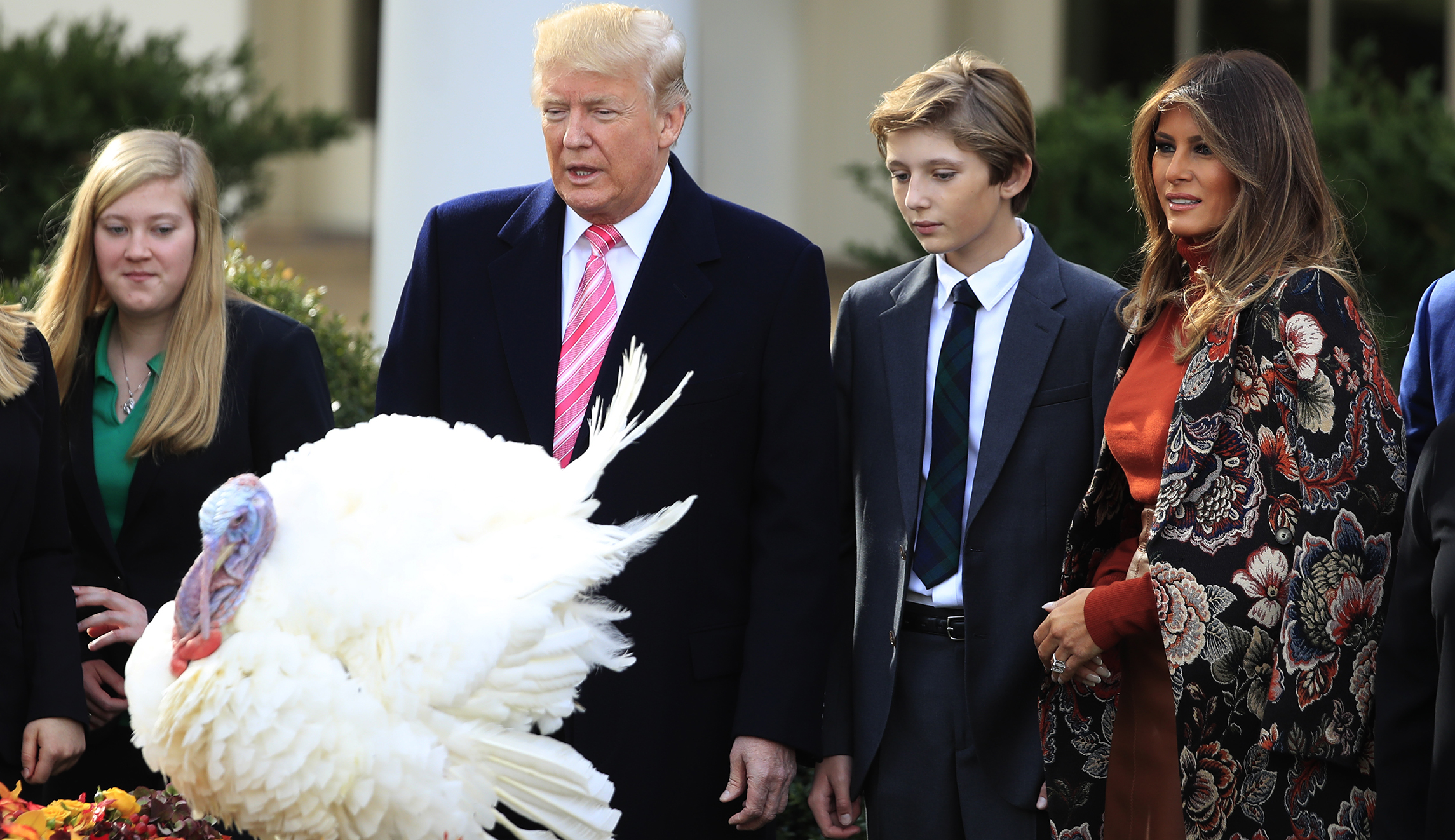 Trump pardons turkey named Drumstick, doesn’t throw humans a bone