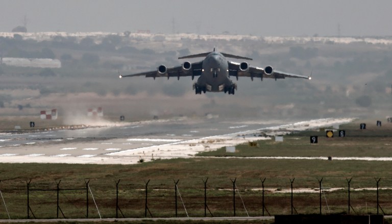 A U.S. Air Force plane takes off from the Incirlik airbase, in southern Turkey.Â "In my opinion this is not the same fight as it was when it started," Marine Brig. Gen. Kevin Killea told reporters at the Pentagon.