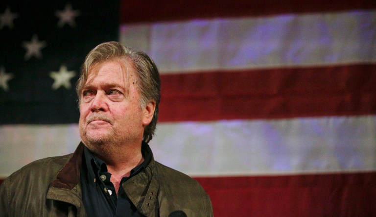 Trump won the presidency with appeals to the populist nationalist movement. Through a mix mismanagement and evolving politics, Trump appears to be drifting away from that base. Now Bannon wants his movement back. (AP Photo/Brynn Anderson)