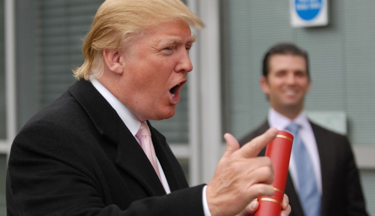 More than 75 percent of the Lehigh University faculty took part in the online vote, with 83 percent voting in favor of rescinding President Trump's honorary degree. (AP Photo/Scott Campbell)