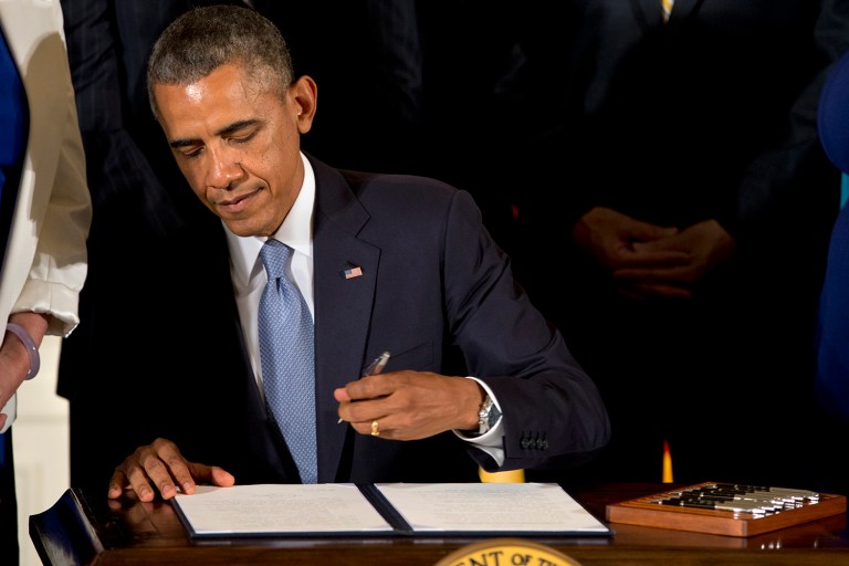 President Obama has signed eight executive orders since Election Day. (AP Photo/Jacquelyn Martin, File)