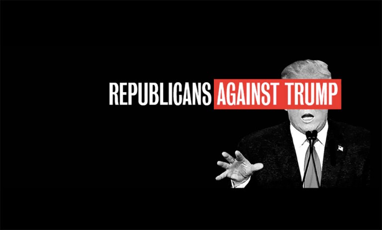 On the website, dissatisfied Republicans are prompted to enter their information to 