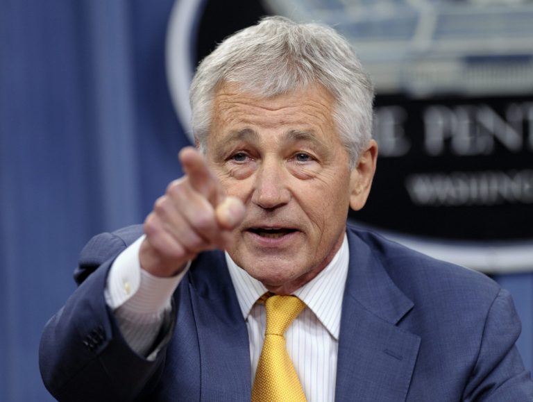 Defense Secretary Chuck Hagel will make good on his promise to cut his own paycheck in solidatirty with furloughed Defense Department employees. (AP/Susan Walsh)