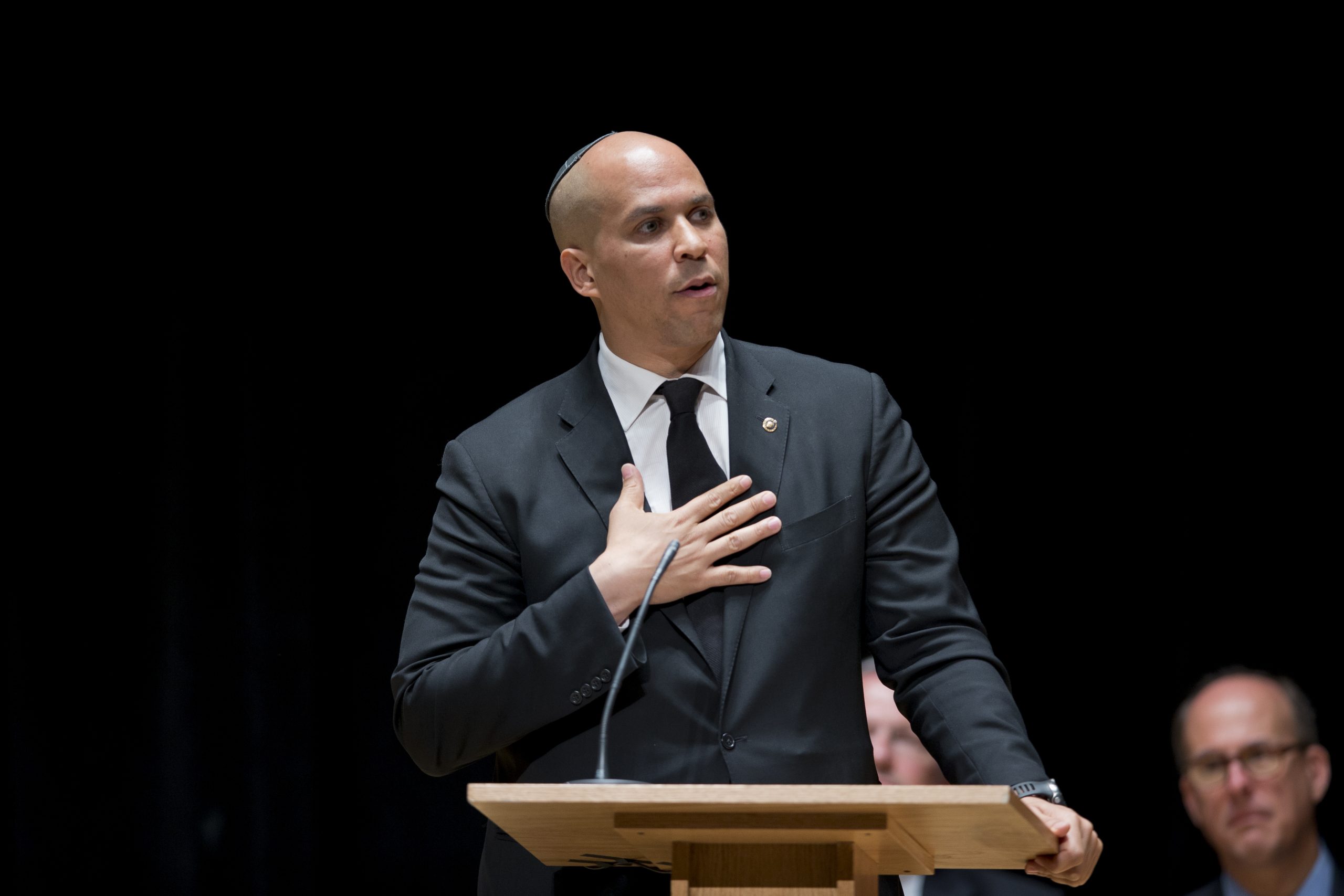 Cory Booker’s new agenda: selfies