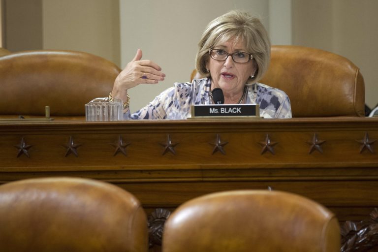 Rep. Diane Black says a proposed rule preventing states from blocking funding violates states' rights. (AP Photo/Cliff Owen)