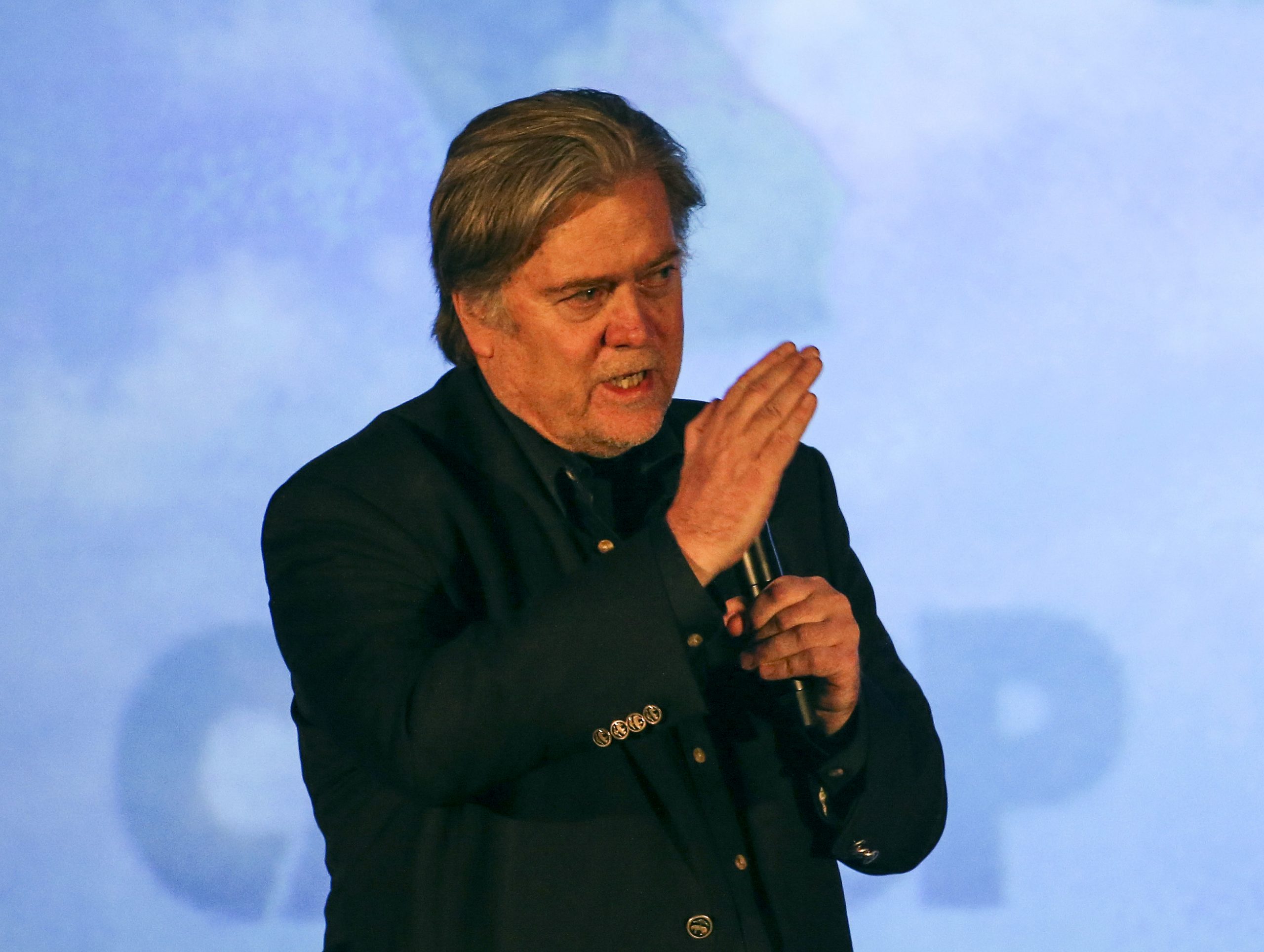 Exclusive: Bannon urges war on Clintons, elitists, trying to ‘nullify’ Trump election