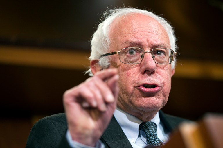 ed by Sen. Bernie Sanders, 21 Democrats announced their support for a bill raising the federal minimum wage to $15 an hour. (AP Photo/Evan Vucci, File)