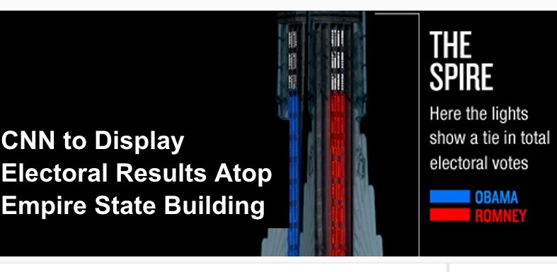 CNN to display election results on the Empire State Building