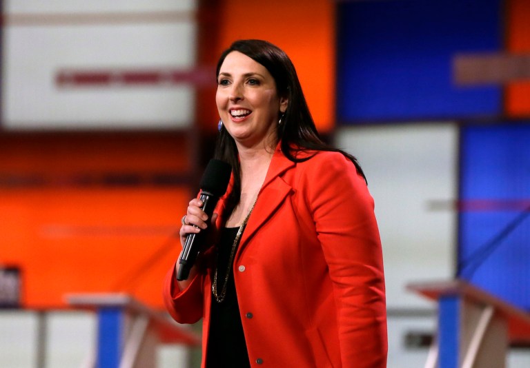 McDaniel, who served as chairwoman of the Michigan GOP, was President-elect Trump's choice to lead the RNC. (AP Photo/Carlos Osorio)