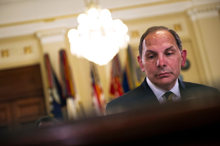 Verterans Affairs Secretary Robert McDonald has adopted the cavalier disregard of veterans that he was hired to end. (AP Photo/Cliff Owen)