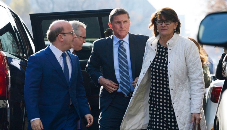 White House lawyer Ty Cobb downplayed Flynn's ties to the administration, highlighting his short tenure and previous service under former President Barack Obama. (AP Photo/Susan Walsh)