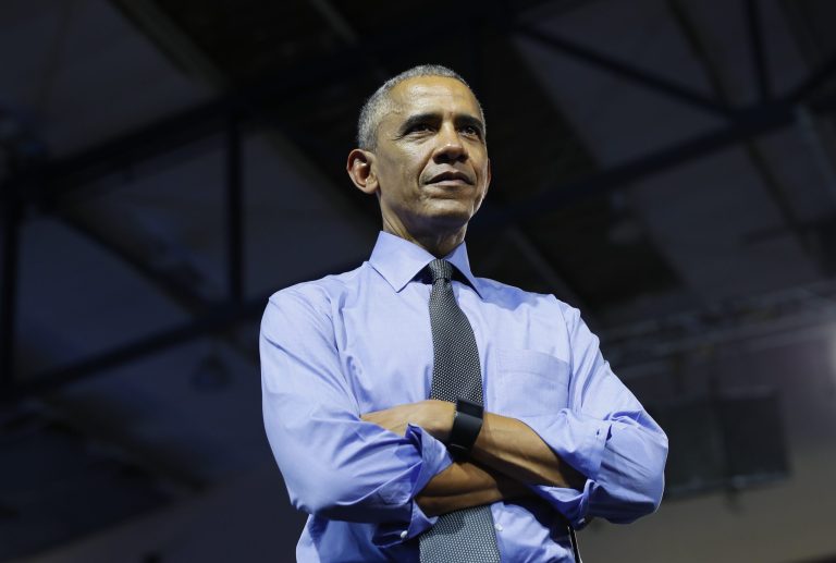 Obama's vision of the arc of history is more cramped and partisan. (AP Photo/Pablo Martinez Monsivais)