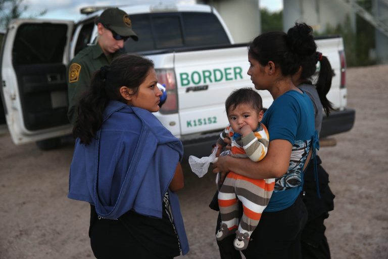 A surge of immigrant families and children crossed into the U.S. this year, bringing new attention to immigration. (Getty images/John Moore)