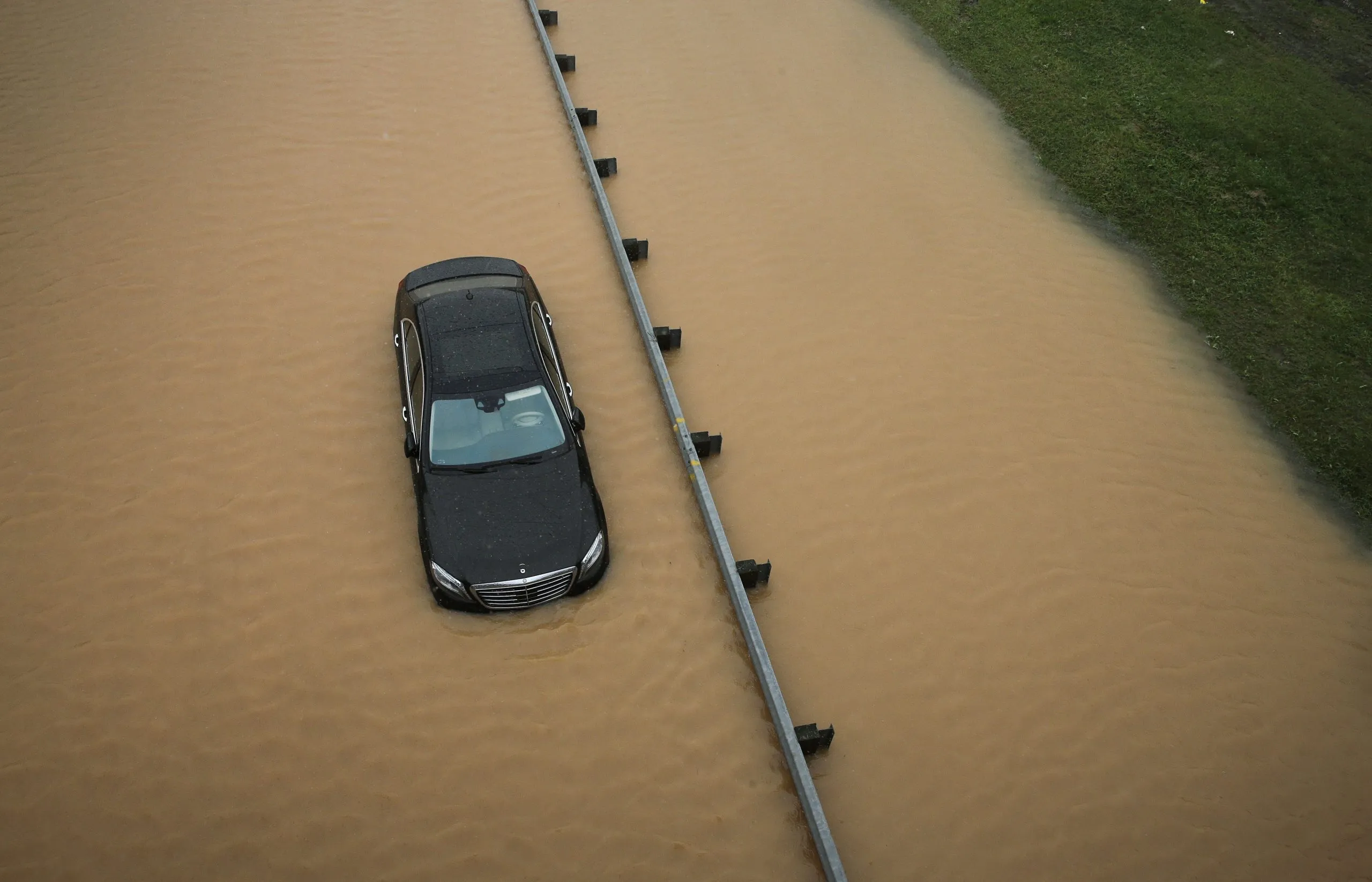 BWI parking lots flooded in record rainfall