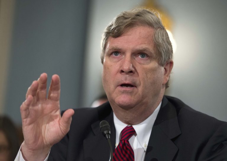 Agriculture Secretary Tom Vilsack, announcing executive actions to combat climate change, said Wednesday that extreme weather was already harming farmers and livestock producers. (AP/Evan Vucci)