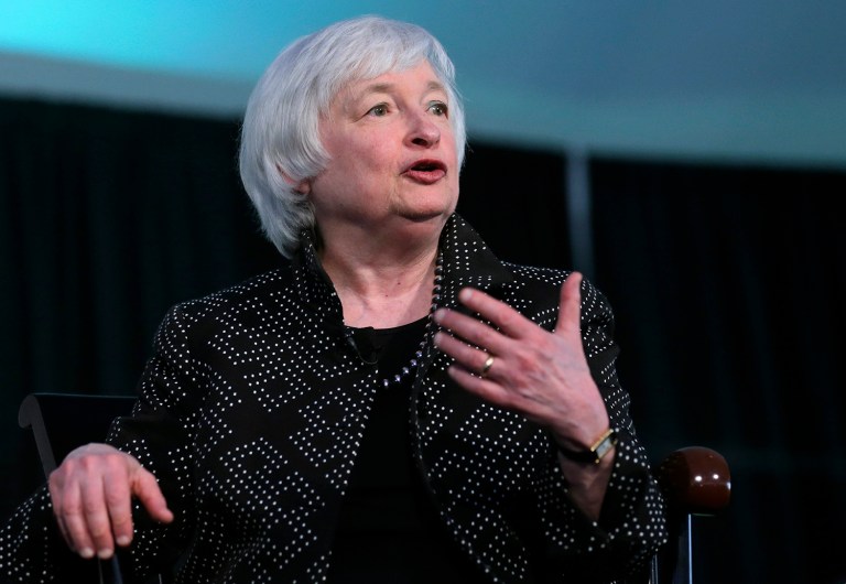 Federal Reserve Chair Janet Yellen says the central bank is doing an even better job regulating the financial system now. (AP Photo/Charles Krupa)