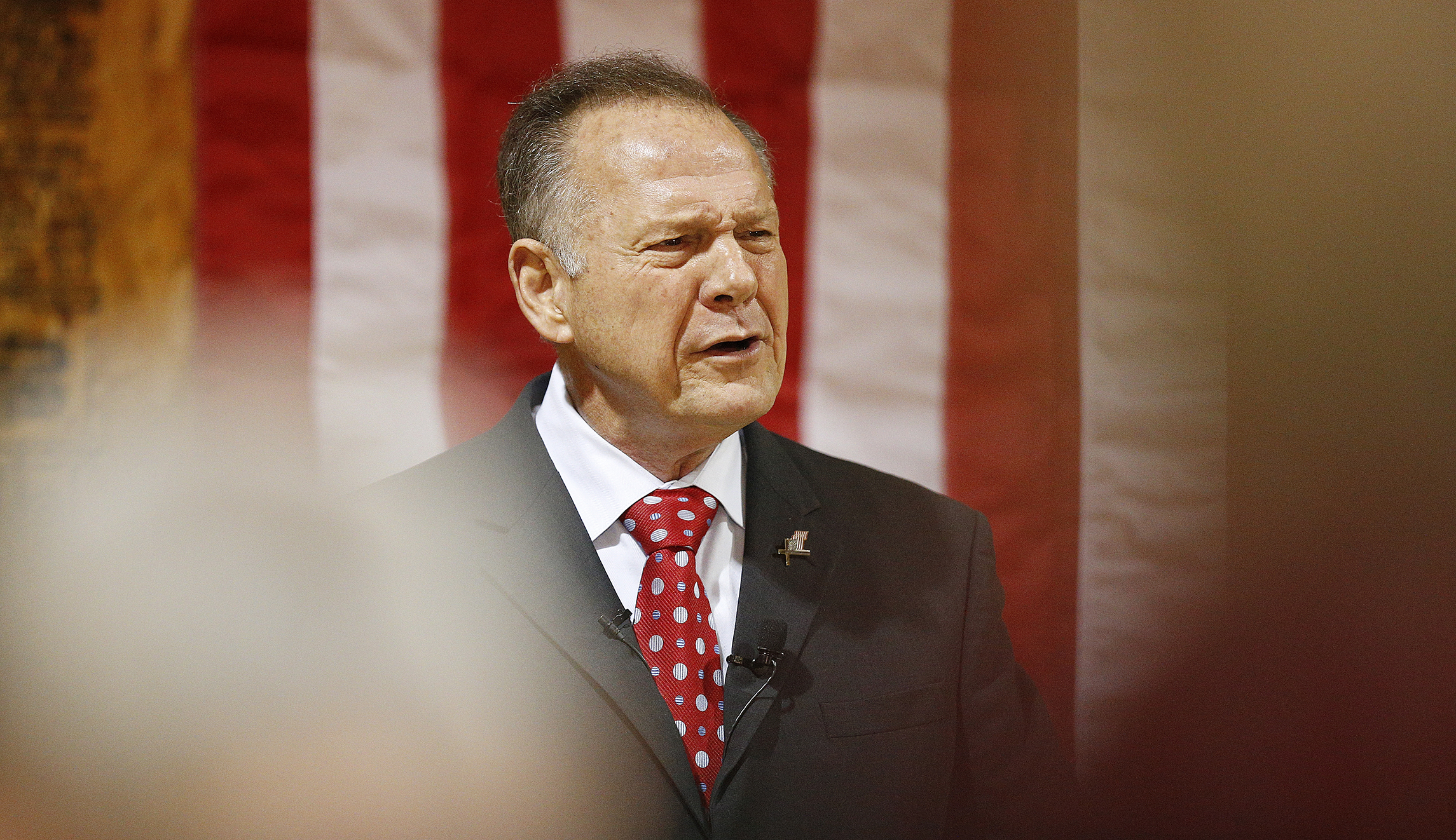 Roy Moore spokesperson dodges questions on Moore’s homosexuality stances