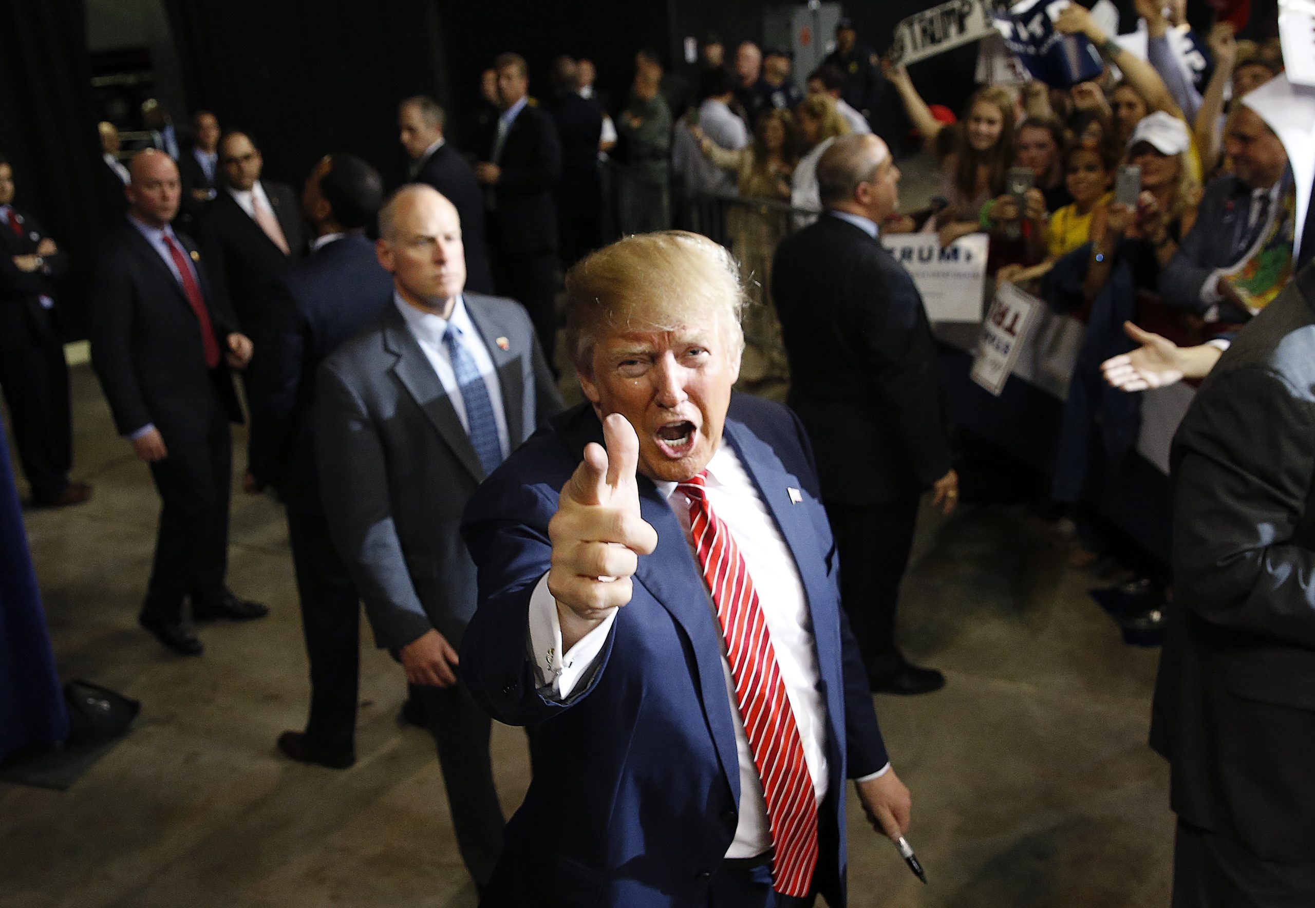 Trump opens wide lead over competitors in national poll