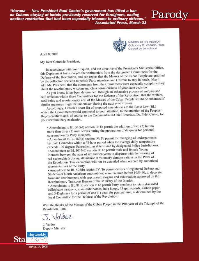 Raul Castro’s Cuba