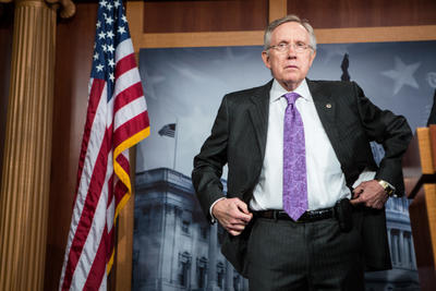 Harry Reid (Photo by Brendan Hoffman/Getty Images)