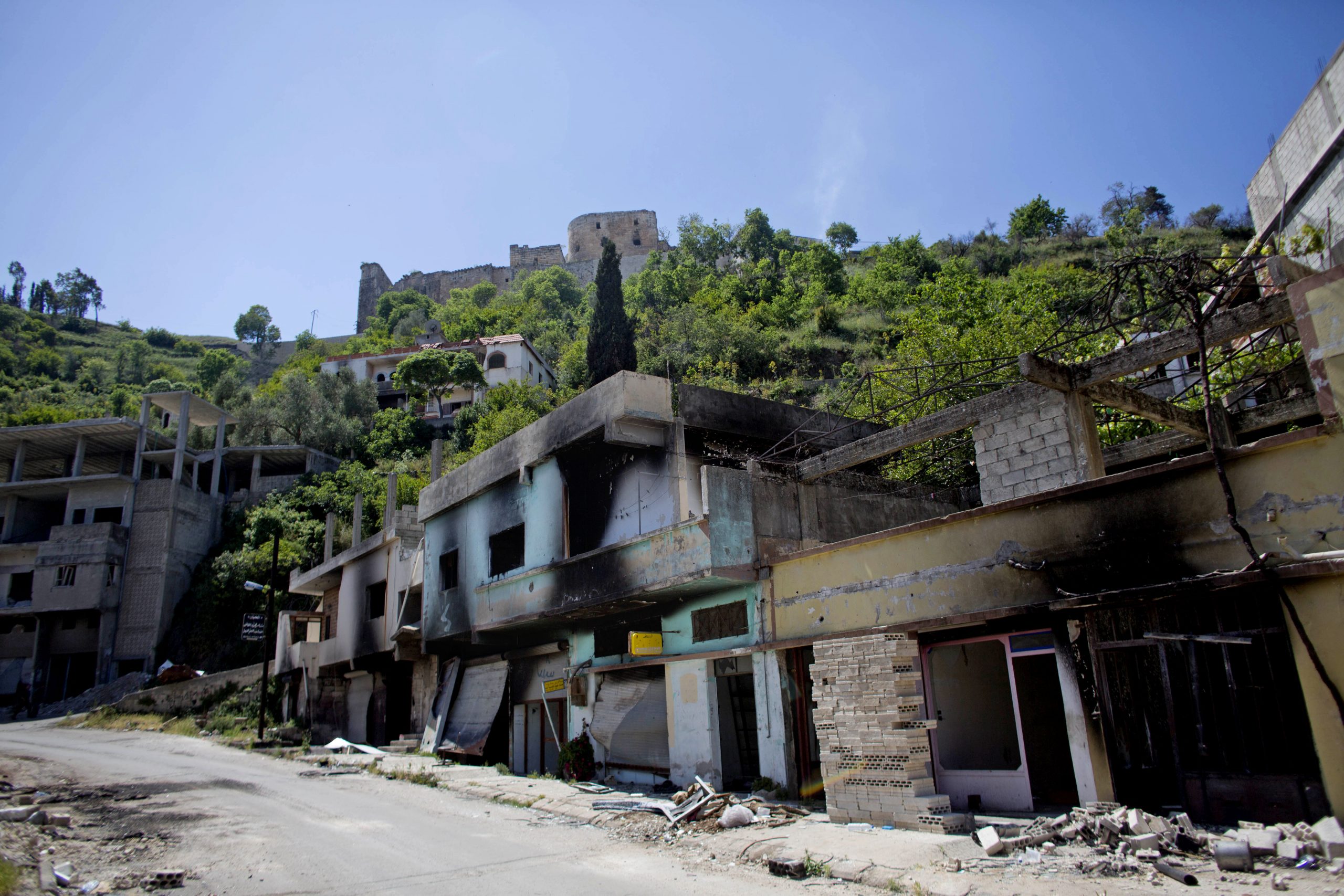 Syria’s historic Crusader castle damaged by war