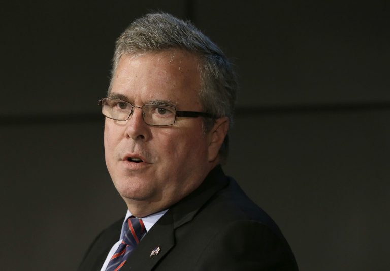 Former Florida Gov. Jeb Bush speaks about education reform during a forum in Nashville, Tenn. (AP/Mark Humphrey)