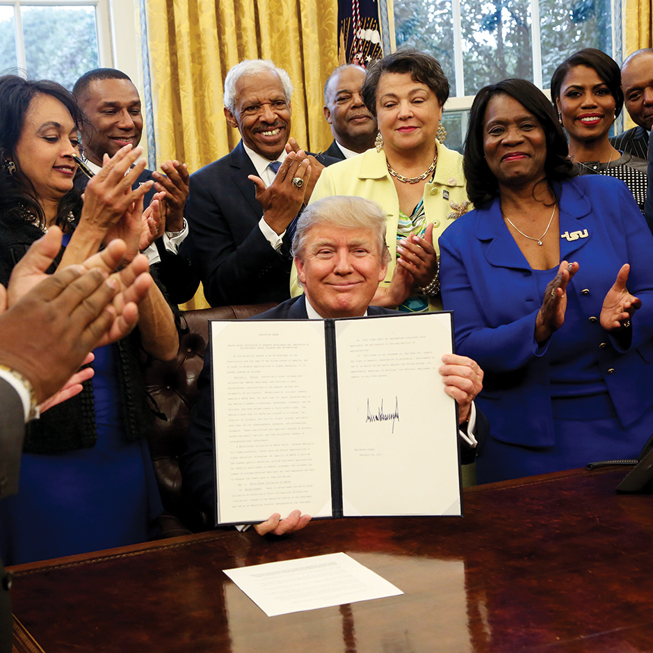 Trump’s Black History Month
