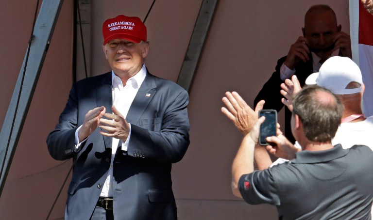 Donald Trump has a duty to reach out to those Republicans he vanquished in the just concluded campaign, including candidates, grassroots activists and others, to invite them to join him. (AP Photo/Elaine Thompson)