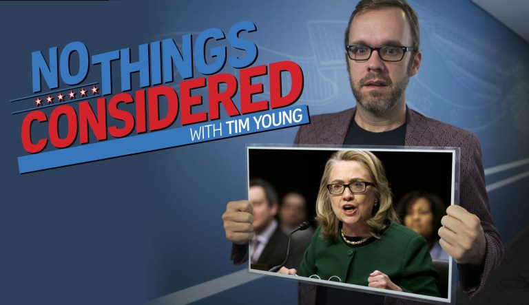 Hillary thinks the election wasn’t legitimate, the media turns on Bill Clinton, and Al Franken derails the Dems’ tax reform response on No Things Considered