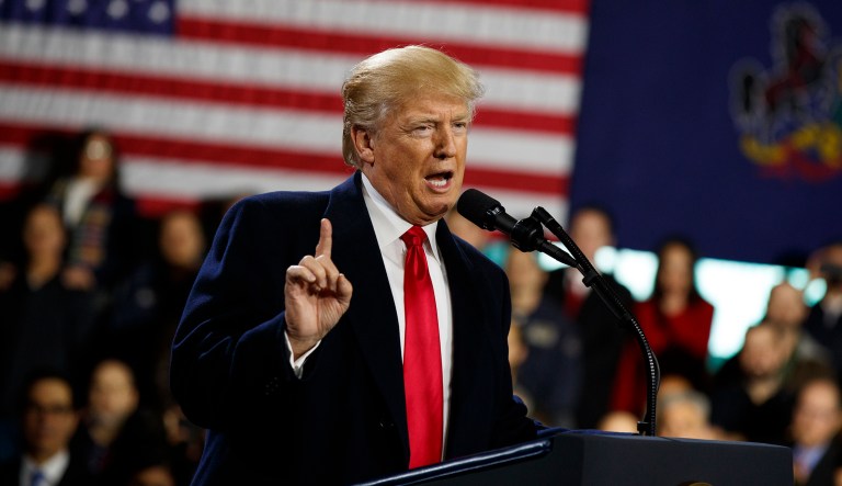 As critical as many of us have been of President Trump over his statements and conduct, he simply was a better candidate when you factor in that there was overwhelming support from the mainstream media to get Hillary Clinton elected over Trump. (AP Photo/Evan Vucci)