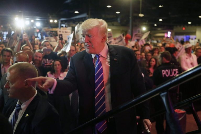 Both of Stevens' parents have previously urged presidential candidates not to politicize their son's death. (AP Photo/LM Otero)