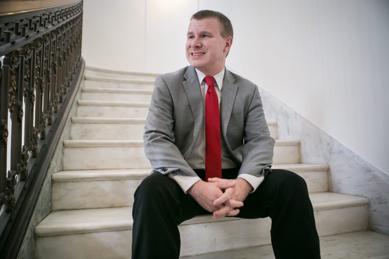 Brandon Howell is speechwriter for Sen. David Perdue, R-Ga. (Graeme Jennings/Washington Examiner)