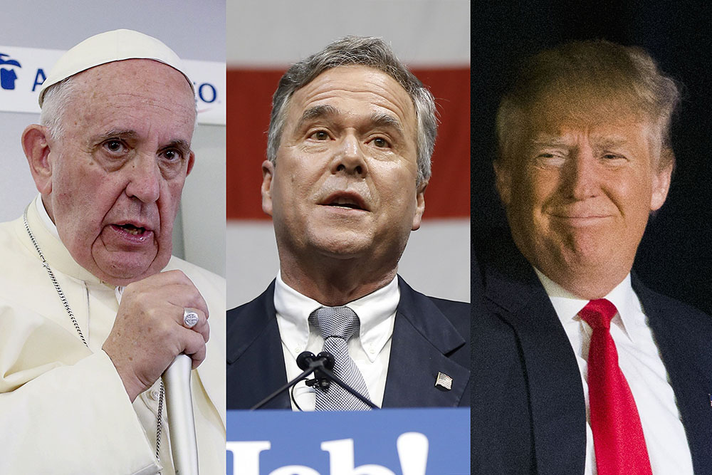 Bush defends Trump against pope’s comments