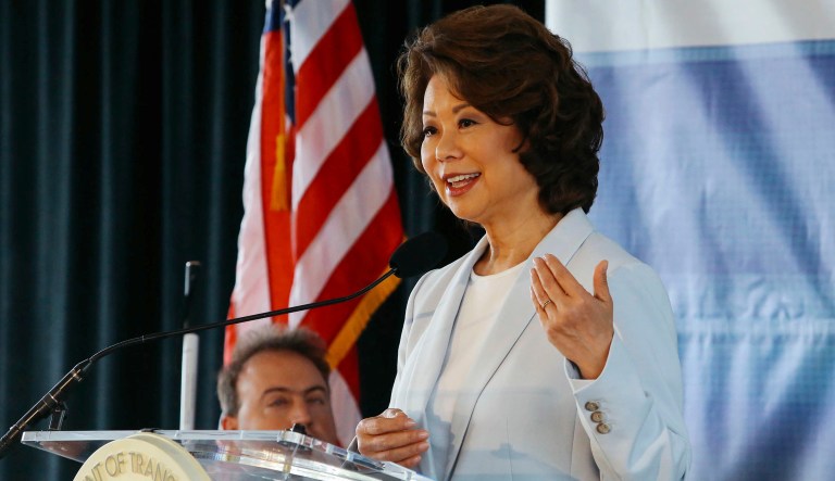 Transportation Secretary Elaine Chao will join the Biden Institute for a roundtable discussion title "Choosing a Future of Quality Jobs," hosted by former Vice President Joseph Biden Jr. 
