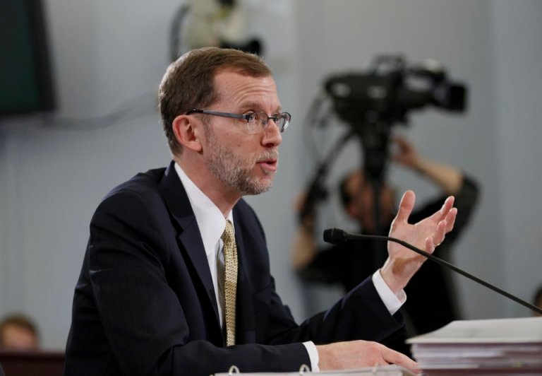 Congressional Budget Office Director Douglas Elmendorf testifies on Capitol Hill before the House Budget Committee. AP Photo