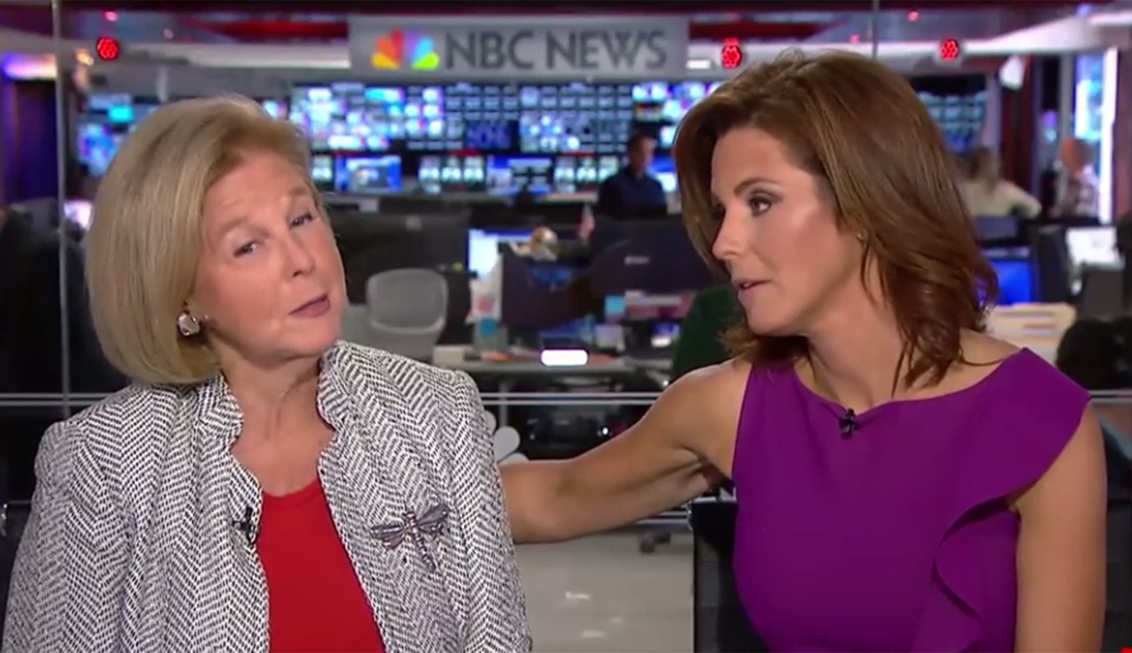 MSNBC anchor Stephanie Ruhle brings mom on air to lecture Trump