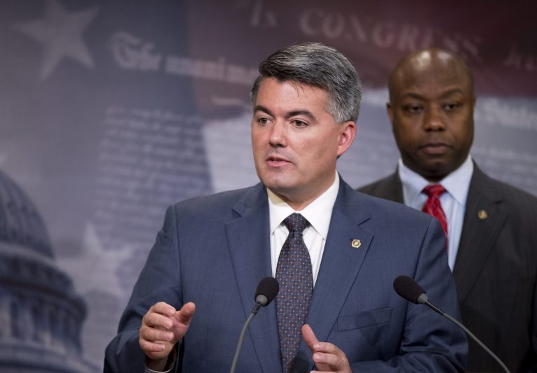 Sen. Cory Gardner says festivities should be put on hold until 