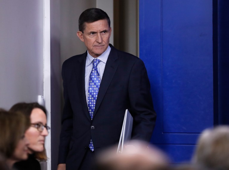 Mike Flynn announced Wednesday that the White House was officially 