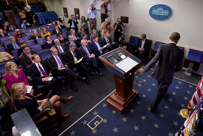 President Obama, facing his last, best chance to rescue a second term overrun by unending crises and self-inflicted wounds, has hit the reset button on his presidency one final time. (AP/Pablo Martinez Monsivais)