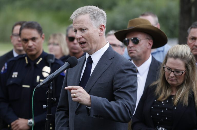 Arapahoe County District Attorney George Brauchler, who prosecuted Aurora movie theater shooter James Holmes, is on the Colorado GOP's list to take onÂ incumbent Sen. Michael Bennet.Â (AP Photo/Brennan Linsley)