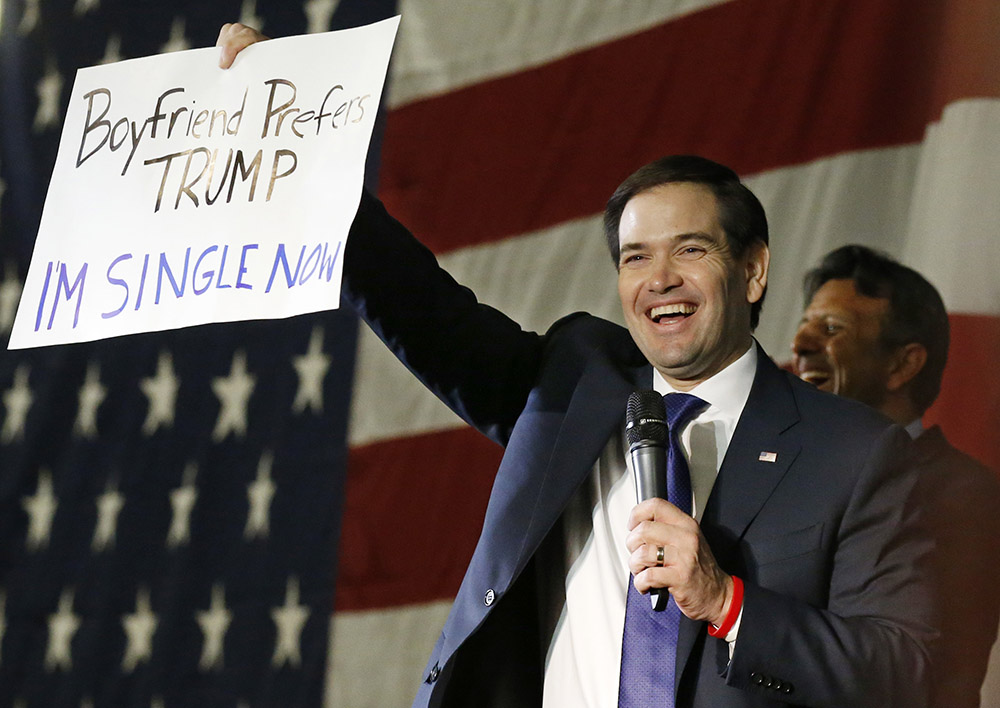 Reporters dismayed by Rubio jabs at Trump