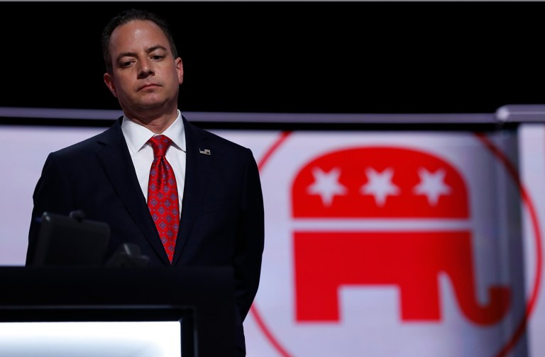 Priebus' patience with Trump was said to be wearing thin after the GOP presidential nominee found himself at the center of several controversies following the Democratic convention last month. (AP Photo/Carolyn Kaster)
